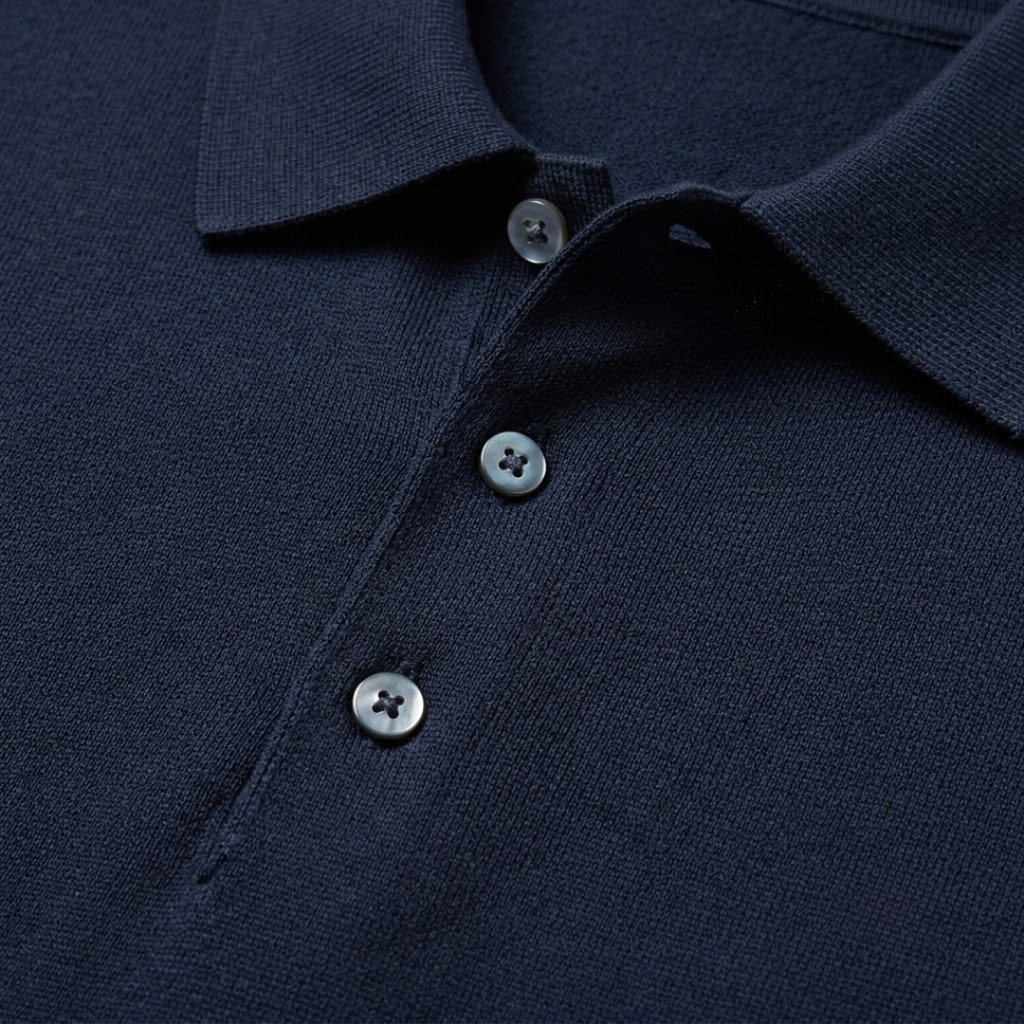 Signature Mercerised Cotton Polo | Maison Valor