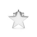 Stainless Steel Star Stud Earring