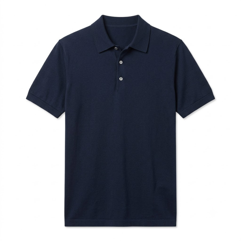 Signature Mercerised Cotton Polo | Maison Valor