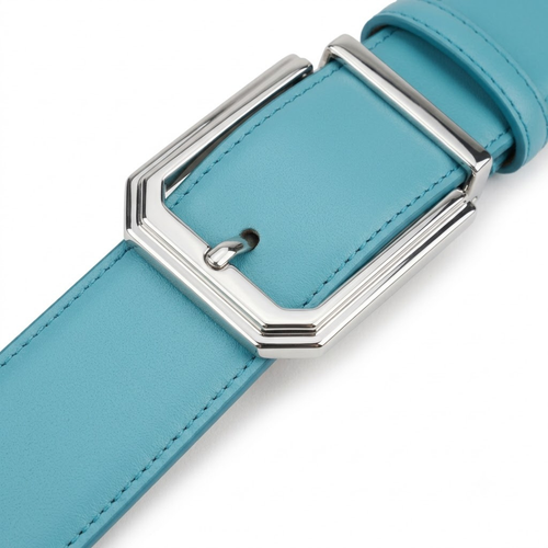 Premium Ciano Full-Grain Leather Belt
