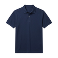 Premium Piqué Cotton Polo Shirt | Navy Blue