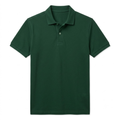Premium Piqué Cotton Polo Shirt | Bottle Green