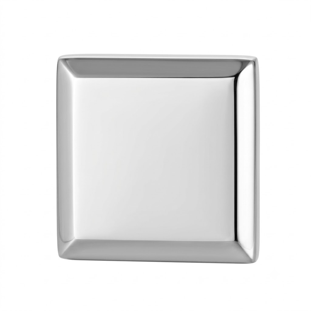 Polished Stainless Steel Stud Earring | Maison Valor